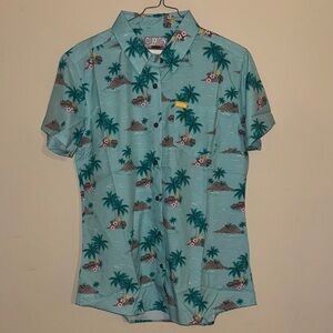 Dixon Light Blue Hawaiian Shirt The Makena L